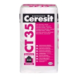 Штукатурка Ceresit CT 35 короед белая  0мм — Купить в Москве