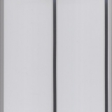 Потолочные панели ПВХ двухсекционные Серебро 9мм — Купить в Москве