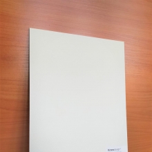 Образец ХДФ лакированной Kronospan толщиной 3 мм, декор — Белый фасадный, артикул — 0101 PE