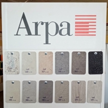 Стенд с образцами пластика Arpa