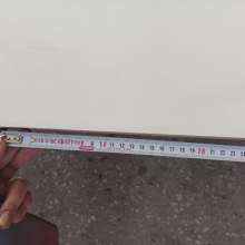 Контрольные измерения МДФ Кастамону ламинированной белой (1 сторона) стандартной плотности, формат листа — 2800х2070мм, толщина — 10мм
