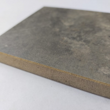 Образец МДФ PerfectSense матовый Камень Металл светло-серый (артикул F120 PM), производство плит — Egger