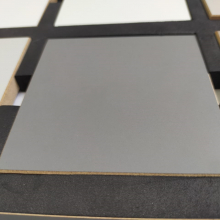 Образец МДФ лакированной матовой PerfectSense, декор — Серый пыльный (артикул U599 PM), производство плит — Egger