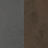 Стеновая панель двухсторонняя Бетон Тёмно-Серый — Сталь Ржавая 10мм — Купить в Москве