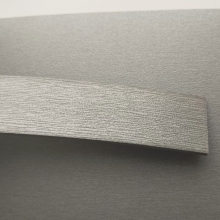 Образец кромки ПВХ Egger Алюминий матированный (Титан), артикул декора F501 ST2, ширина кромки 19 мм, толщина — 2 мм