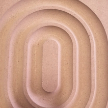 МДФ для глубокого фрезерования толщиной 22мм производства Kastamonu, пример декоративной фрезеровки