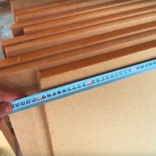 Измерение длины листов ДВП мягких с прямыми торцами (без замка), формат плит — 2700х1200мм, толщина — 20мм, производство — Белплит (Беларусь)